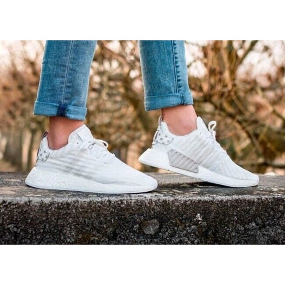adidas NMD R2 “Triple White 6.5 eu 38 women sneakers Shoes